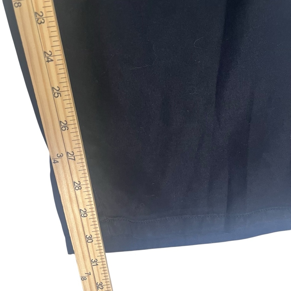 Calvin Klein Black Wide Leg Pant Womens Medium Black Pull On Smocked Palazzo NWT - Picture 10 of 10